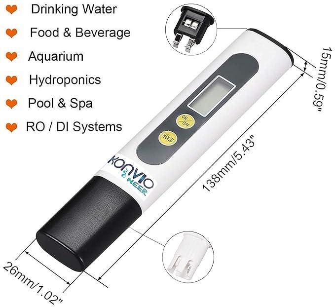 💧 Water TDS Meter Tester