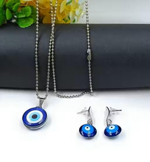 🧿 Classy Evil Eye Combo Pack – 4-Piece Protective Jewellery Set