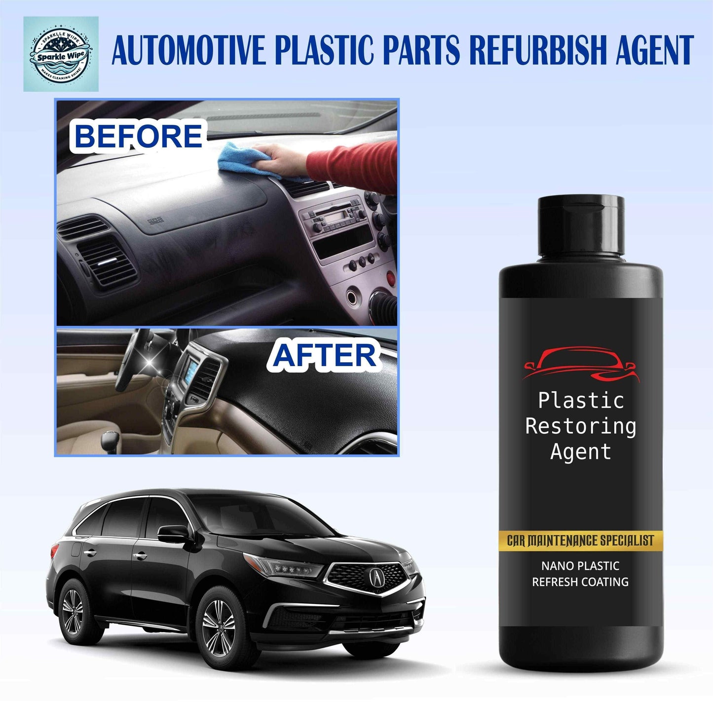 Nano Plastic Revitalizing Coating Agent (Pack of 2)