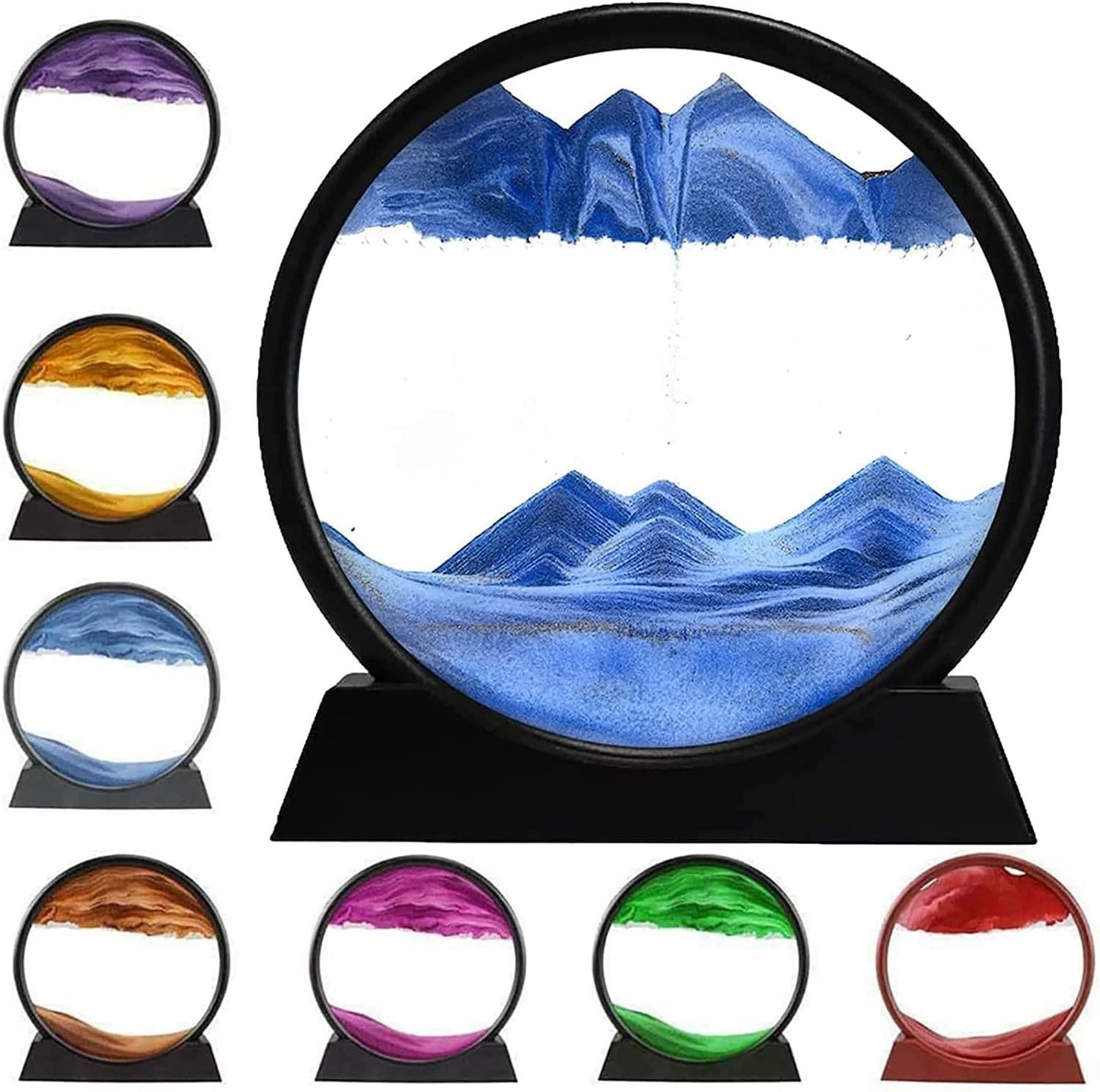 Relaxing Kinetic Sandscape Art – 3D Moving Sand Table Desk Decor