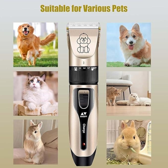Pet Grooming Trimmer Set – Professional Hair Clipper for Dogs & Cats