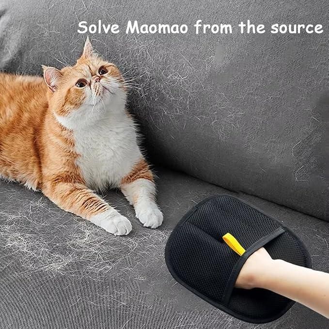 Pet Hair Removal Gloves – Gentle Grooming & Shedding Solution