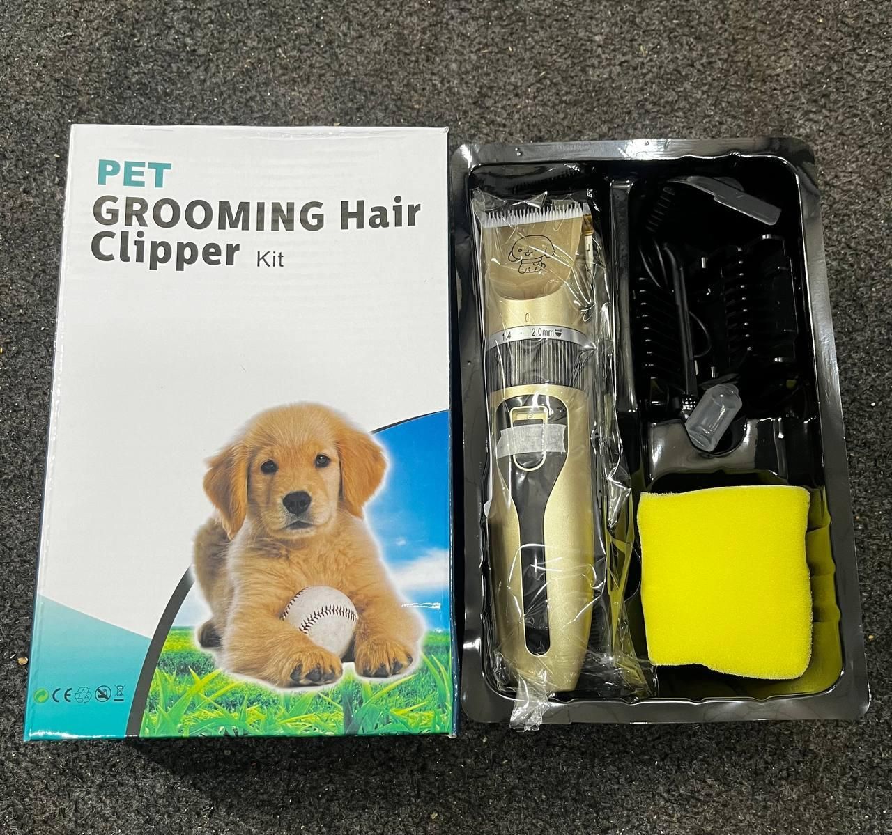 Pet Grooming Trimmer Set – Professional Hair Clipper for Dogs & Cats