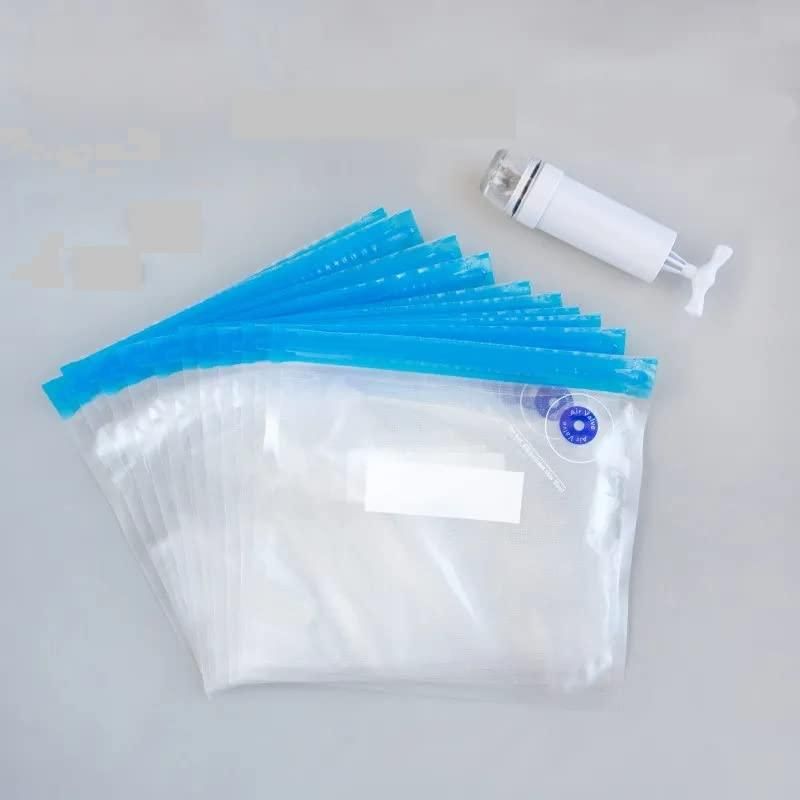 🛍️ Vacuum Sealing Resealable Food Vacuum Bags - Pack of 10 Pieces