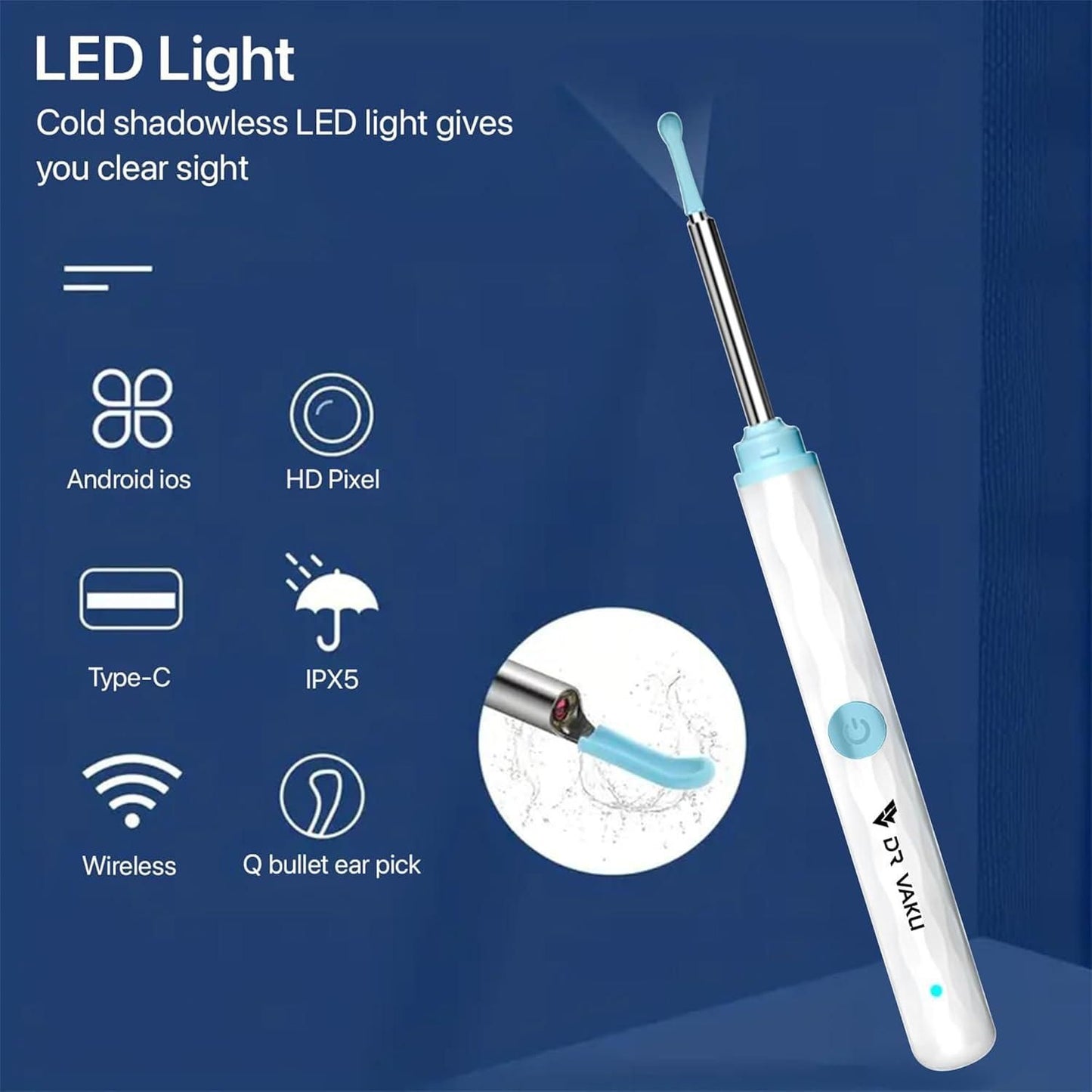 Wireless Ear Cleaner with HD Camera