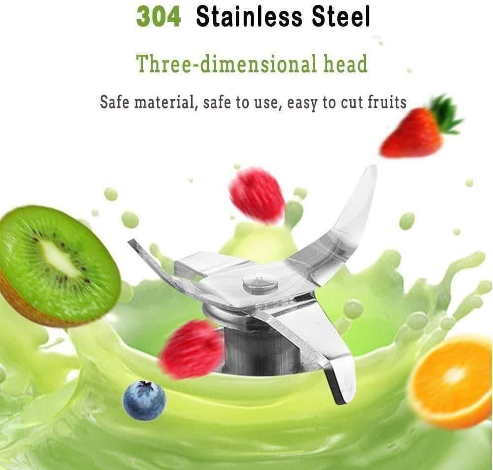 Portable Electric 6-Blade USB Juice Maker – 380 ml