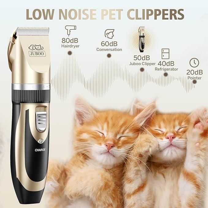 Pet Grooming Trimmer Set – Professional Hair Clipper for Dogs & Cats