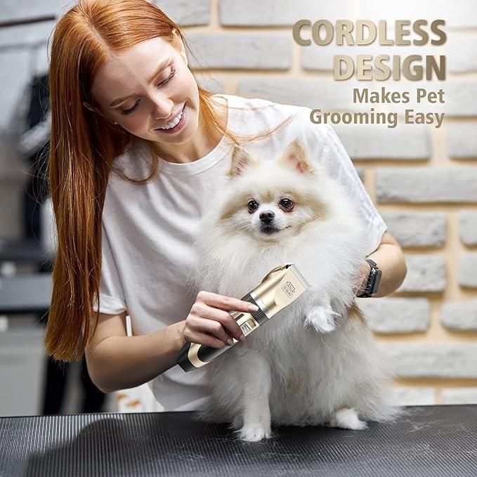 Pet Grooming Trimmer Set – Professional Hair Clipper for Dogs & Cats