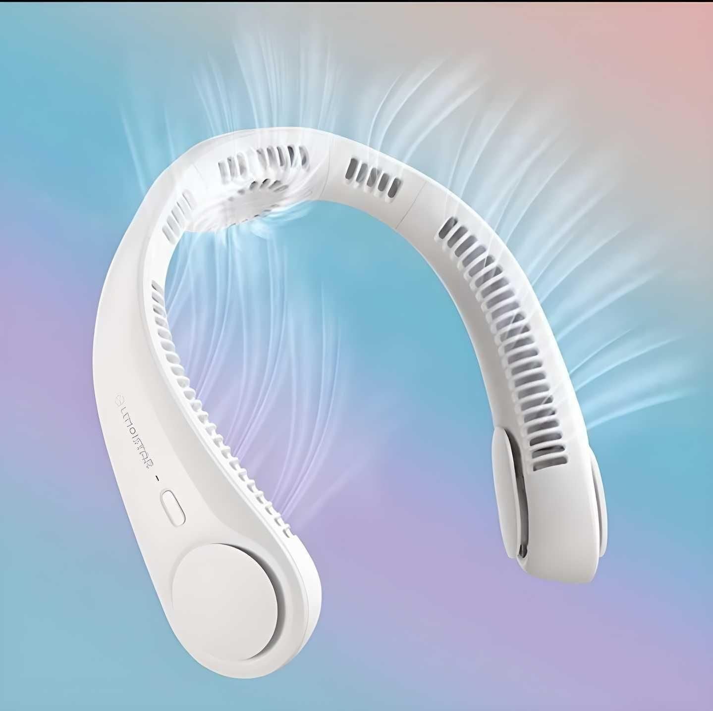 Portable Bladeless Hanging Rechargeable Neck Fan – Hands-Free Cooling Anytime, Anywhere