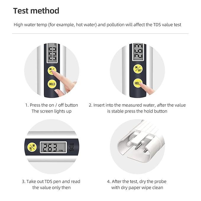 💧 Water TDS Meter Tester