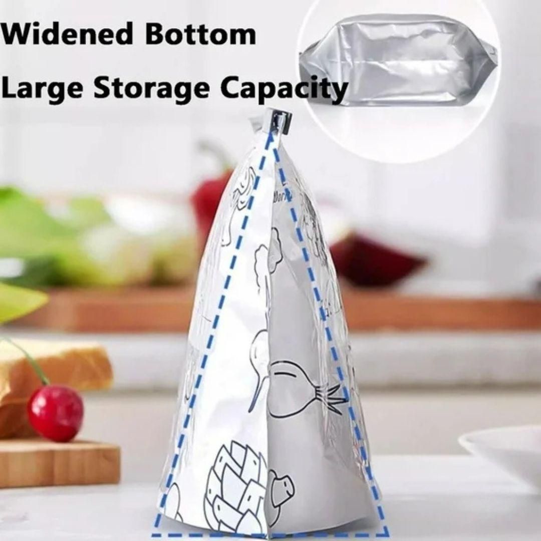 🛍️ Reusable Aluminium Foil Sealable Storage Bags – Pack of 20