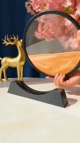 Relaxing Kinetic Sandscape Art – 3D Moving Sand Table Desk Decor