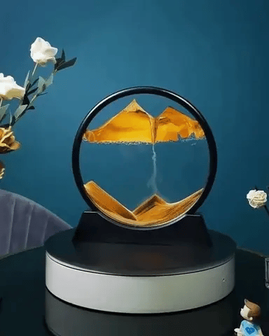 Relaxing Kinetic Sandscape Art – 3D Moving Sand Table Desk Decor