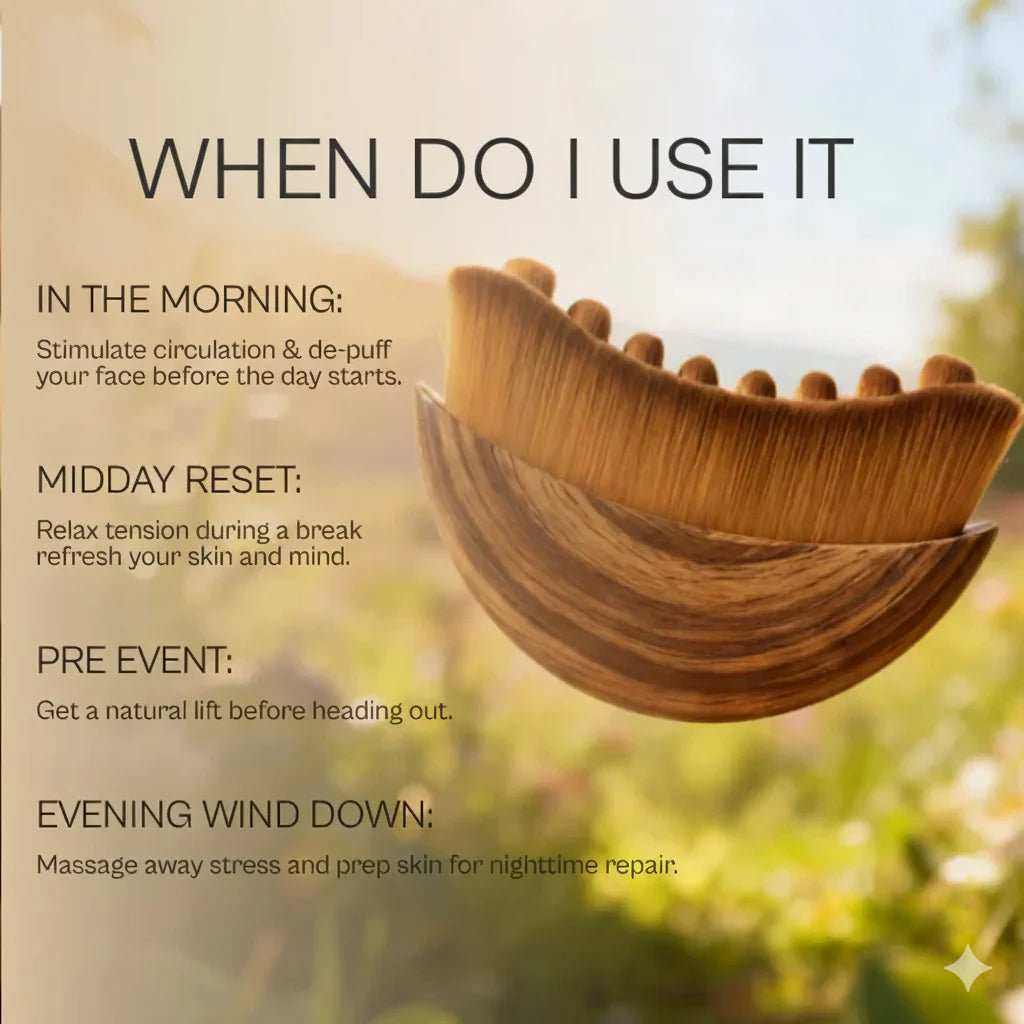 Lymphatic Contour Gua Sha Brush