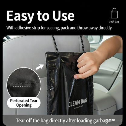 Heavy-Duty Disposable Car Garbage Bags – Pack of 50