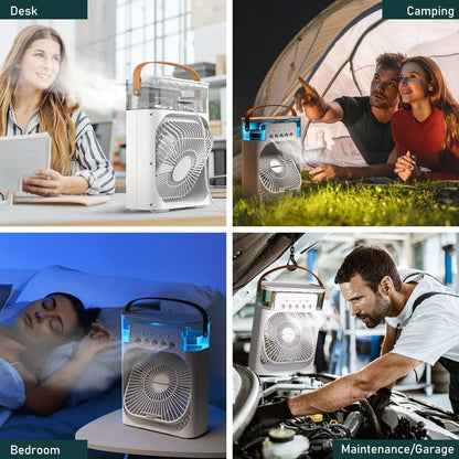 Mini Air Cooler with Mist Spray for Home & Office