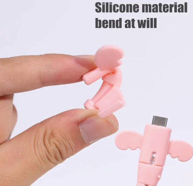 🪽 Winged Cable Protector – Cute, Clever & Built to Last (Pack of 5)