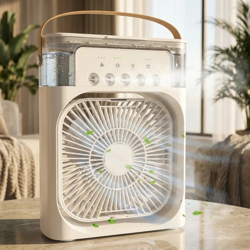 Mini Air Cooler with Mist Spray for Home & Office