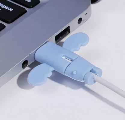 🪽 Winged Cable Protector – Cute, Clever & Built to Last (Pack of 5)