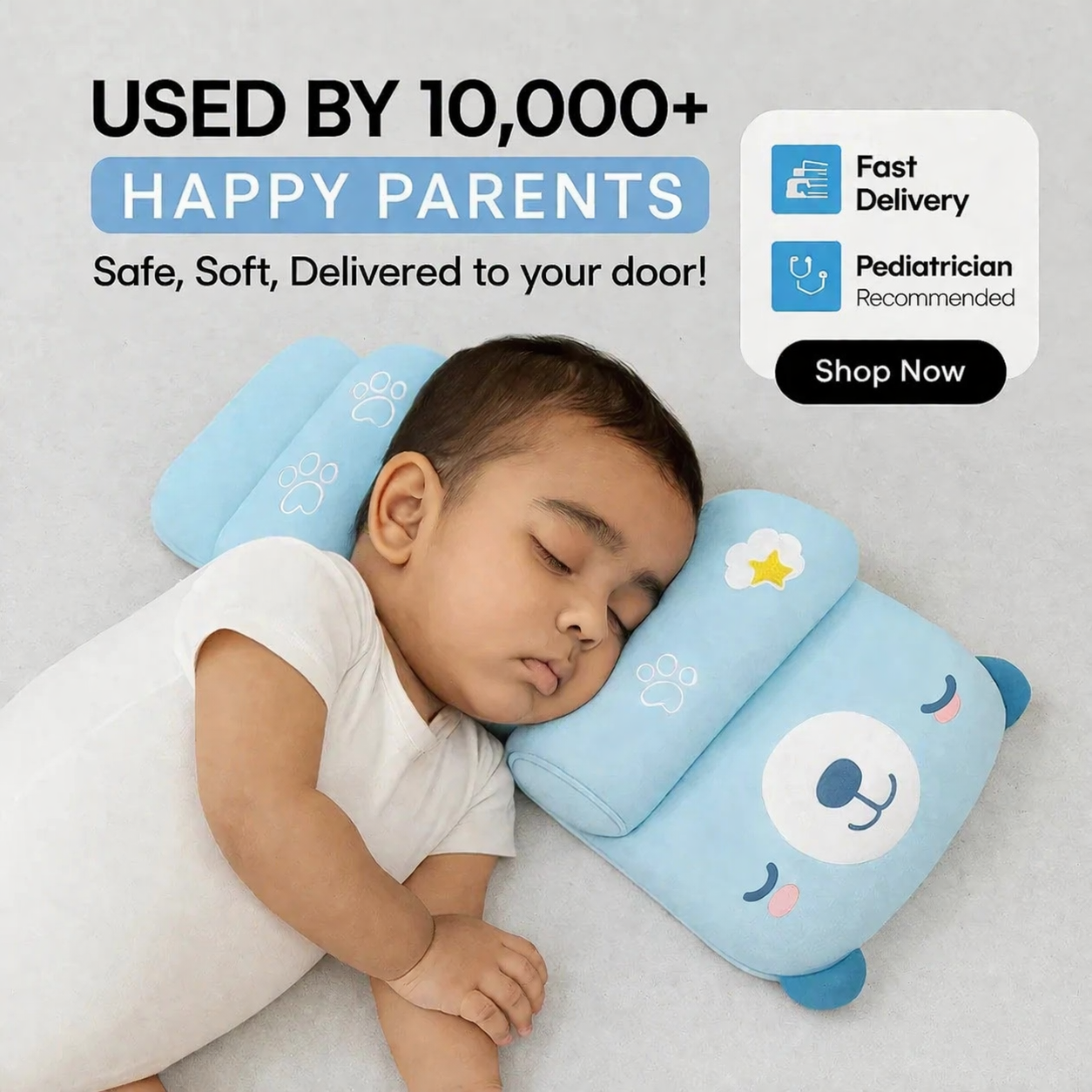 Shaping Head Support Ergonomic Pillow