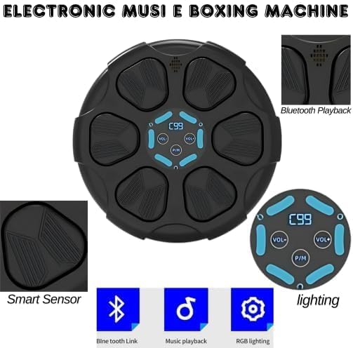 Musical Boxing Trainer – 6 LED Target Bluetooth Machine