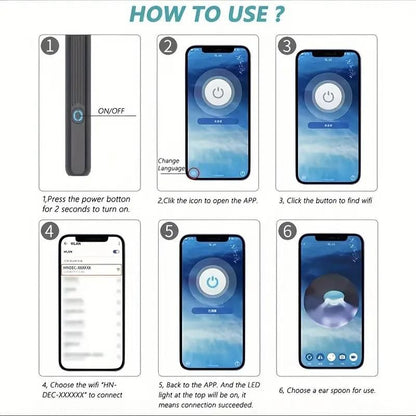 Wireless Ear Cleaner with HD Camera