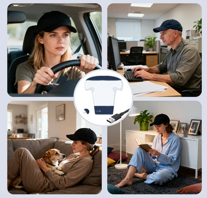 Rechargeable Red & Blue Light Therapy Hair Cap