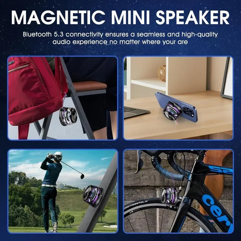 🔊 G200 Magnetic Mini Bluetooth Speaker – Compact. Powerful. Immersive.