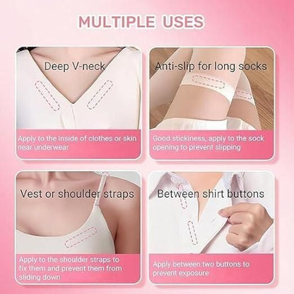 Anti-Slip Roll-On Body Glue for Clothes & Dresses