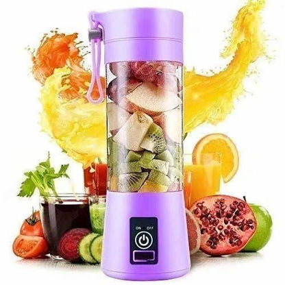 Portable Electric 6-Blade USB Juice Maker – 380 ml