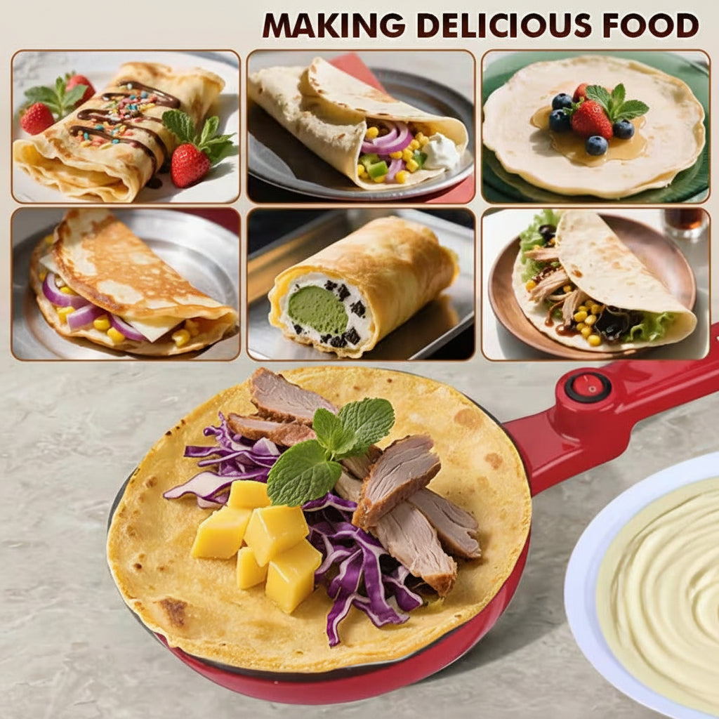 QuickFlip Electric Pancake and Dosa Maker