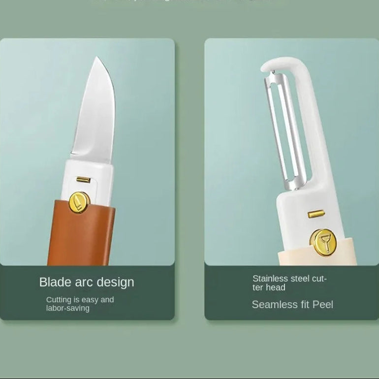 2-in-1 Capsule Knife & Peeler