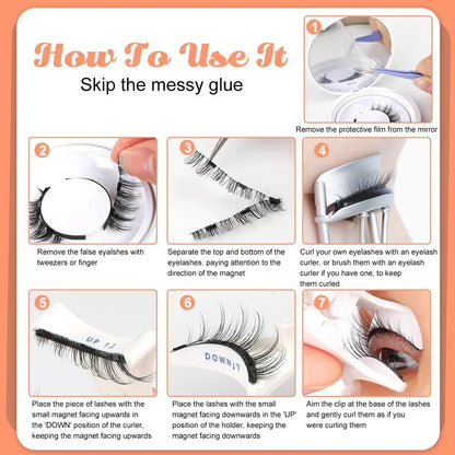 👁️‍🗨️ Magnetic Eyelashes Set (with Free Applicator)