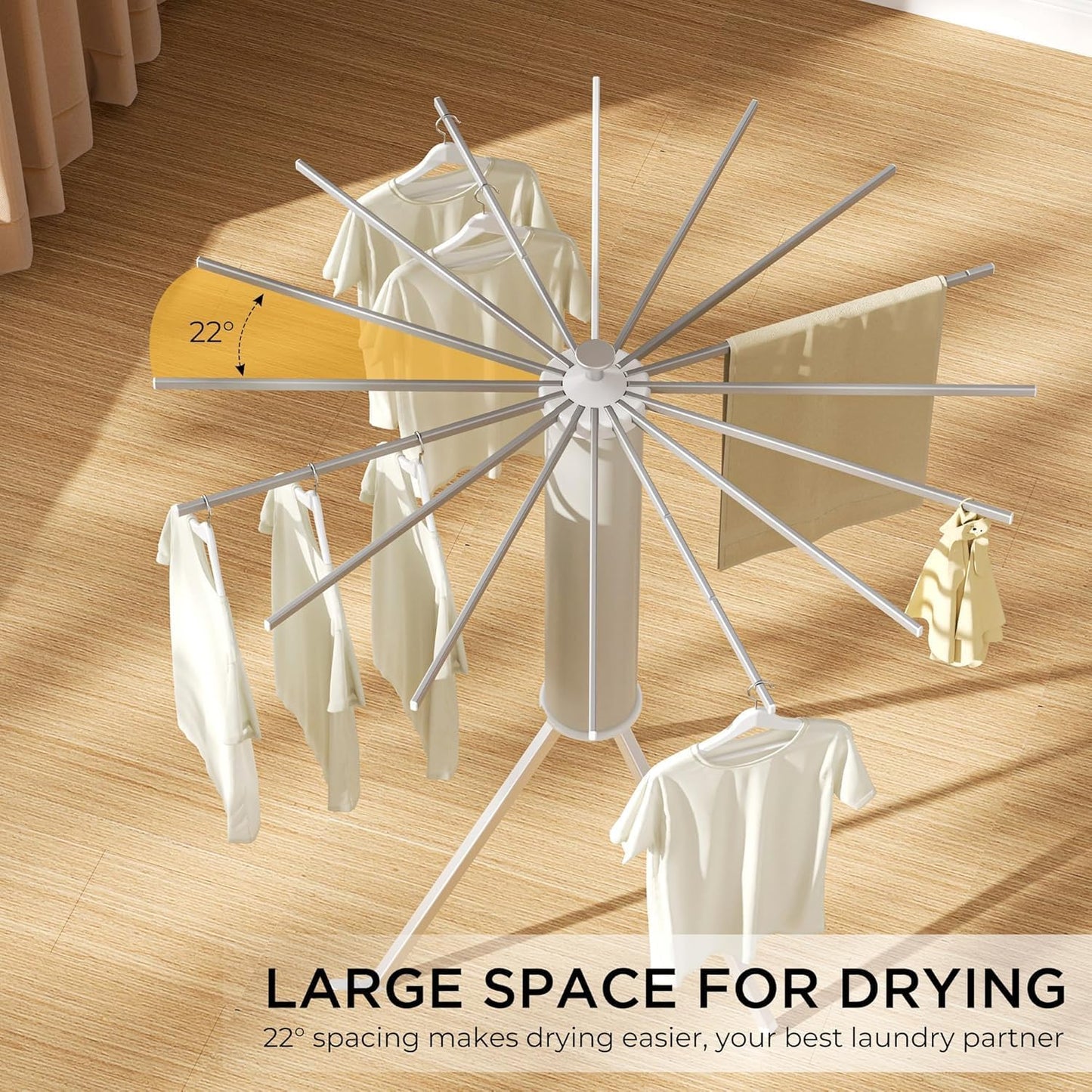 Multifunctional Outdoor Clothes Drying Rack | Foldable, Portable & Space-Saving