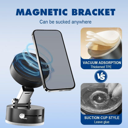 360° Magnetic Vacuum Phone Holder – Ultra-Strong Grip, Sleek & Adjustable