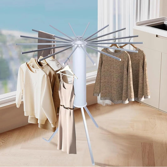 Multifunctional Outdoor Clothes Drying Rack | Foldable, Portable & Space-Saving