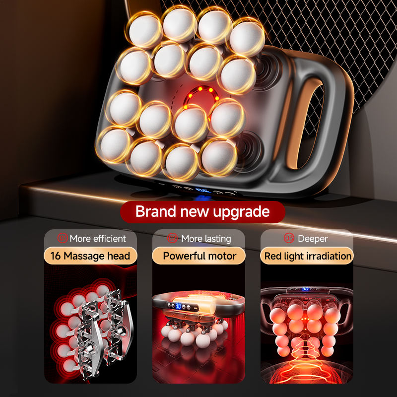 Deep Tissue Massager with 16 Heads