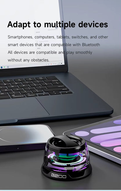 🔊 G200 Magnetic Mini Bluetooth Speaker – Compact. Powerful. Immersive.