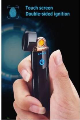 Waterproof Rechargeable Electric Lighter with Touch Sensor & Battery Indicator