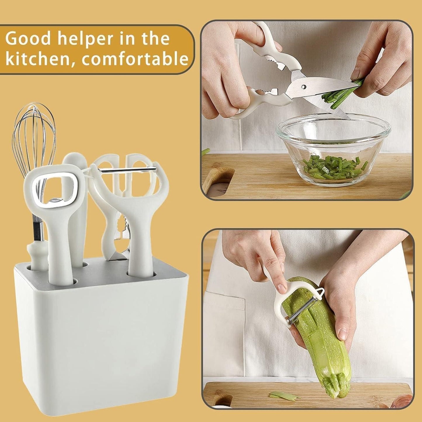 🍳 Stainless Steel Kitchen Gadget Set
