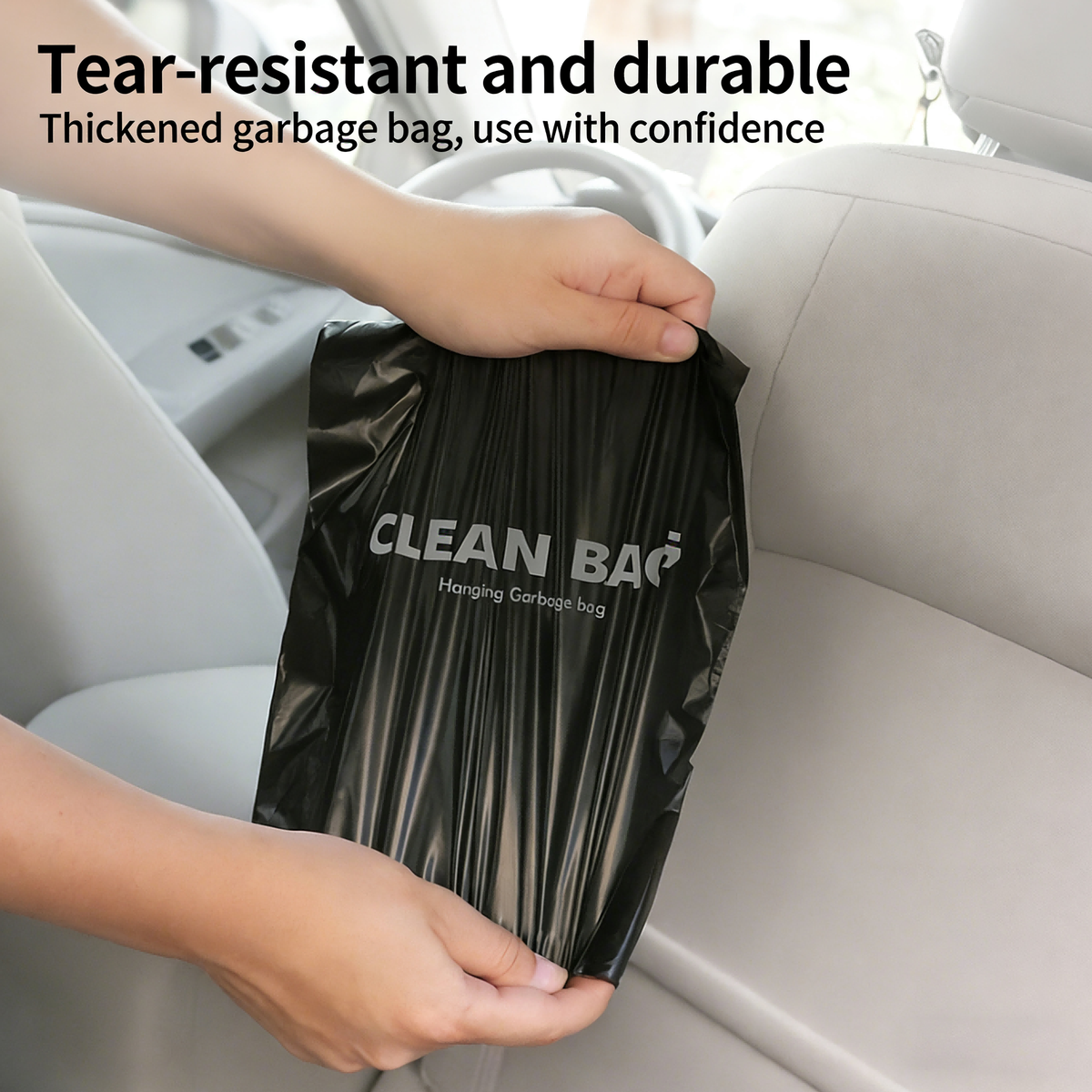 Heavy-Duty Disposable Car Garbage Bags – Pack of 50