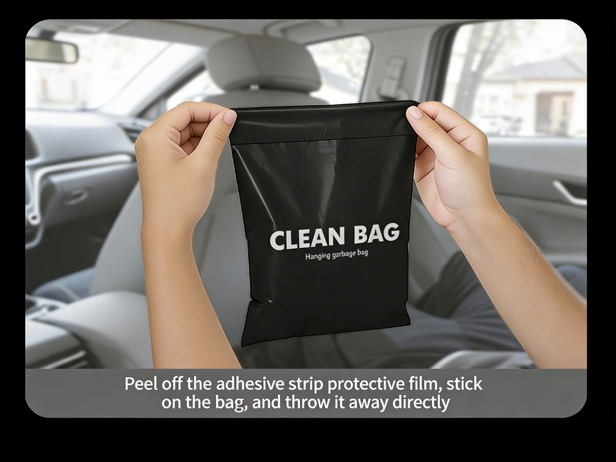 Heavy-Duty Disposable Car Garbage Bags – Pack of 50