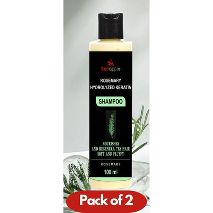 🌿 Rosemary Hydrolyzed Keratin Shampoo (100 ml each, Pack of 2)