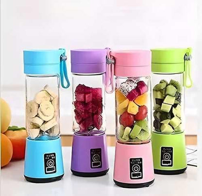 Portable Electric 6-Blade USB Juice Maker – 380 ml