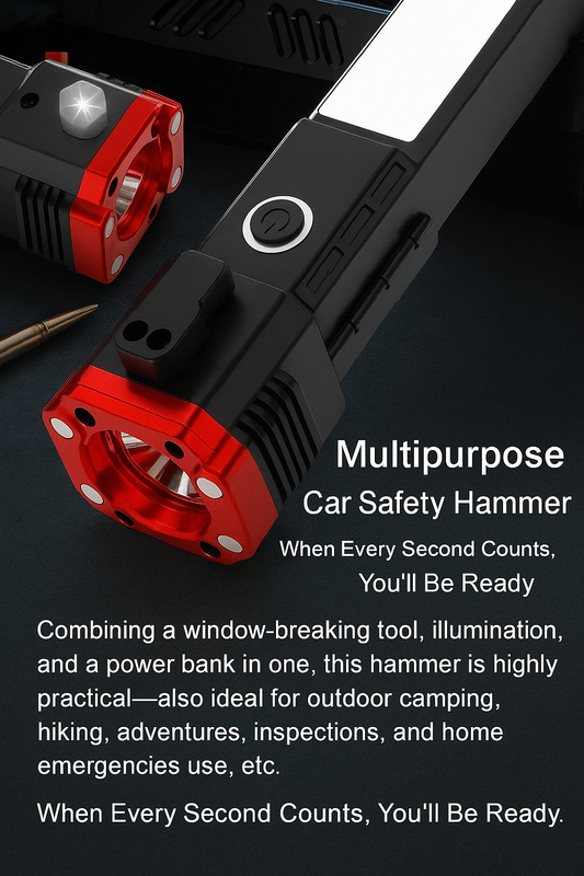 Life Line Multipurpose Car Safety Hammer