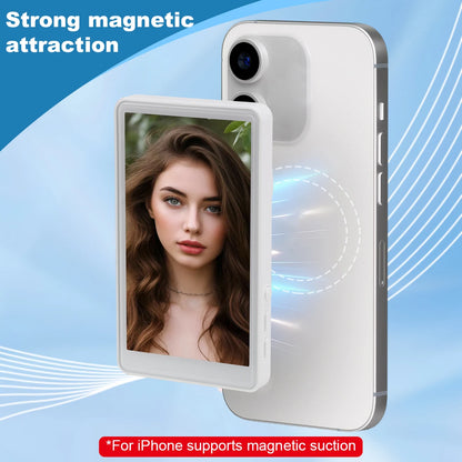 📱 Wireless Magnetic Selfie Screen – See Yourself. Shoot Like a Pro