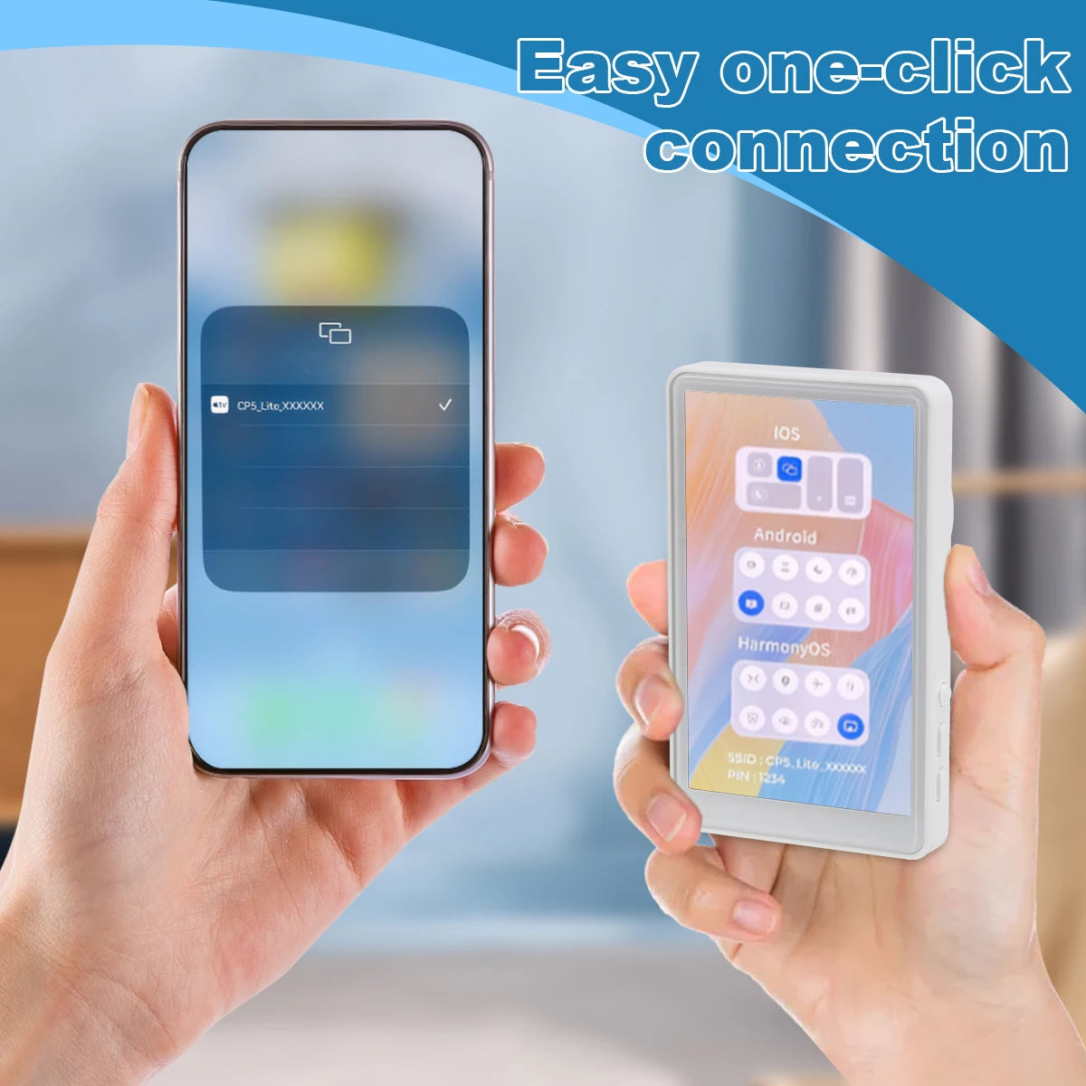 📱 Wireless Magnetic Selfie Screen – See Yourself. Shoot Like a Pro