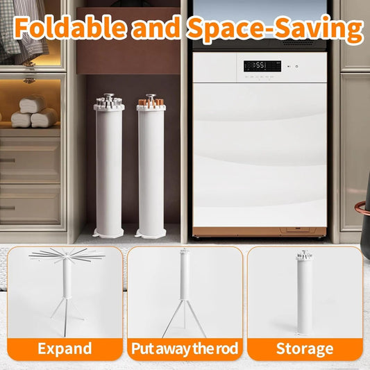 Multifunctional Outdoor Clothes Drying Rack | Foldable, Portable & Space-Saving