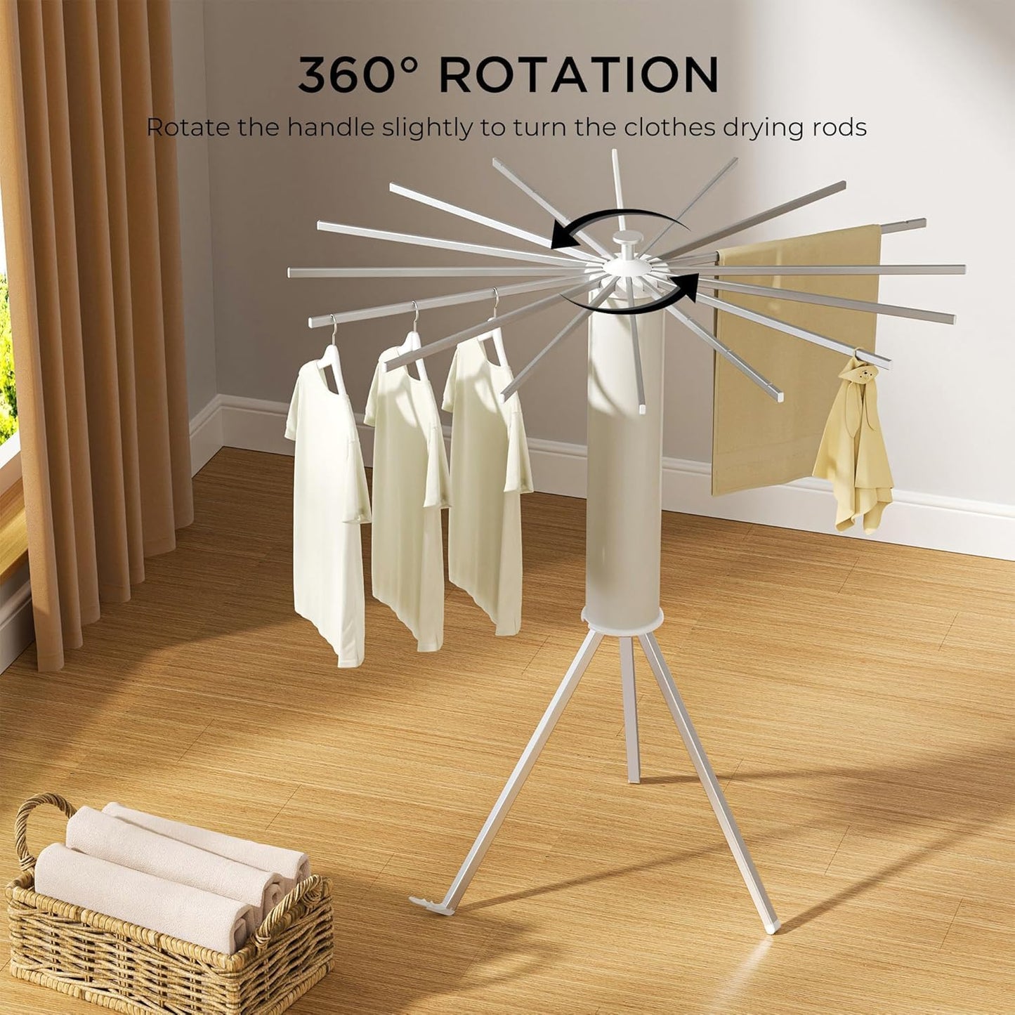 Multifunctional Outdoor Clothes Drying Rack | Foldable, Portable & Space-Saving
