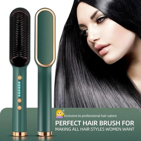 Hair Straightener Comb – 3-in-1 Styling Brush